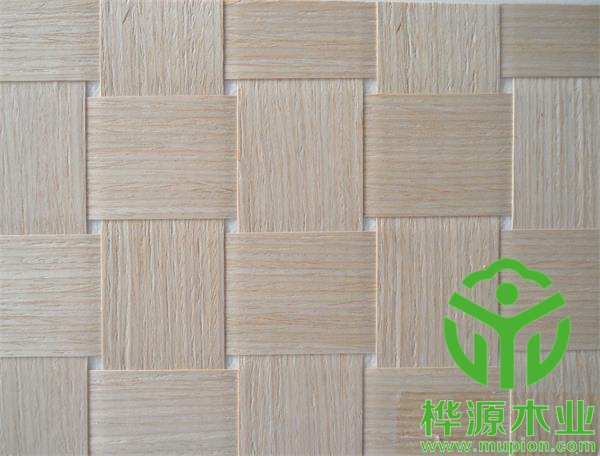科技白橡编织木皮0.5mm，手工编织木皮质感好