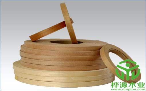 1mm楸木皮封边条加厚定做，家具封边条厂家直销